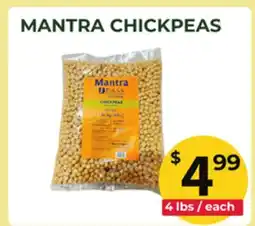 Food World Supermarket MANTRA CHICKPEAS offer