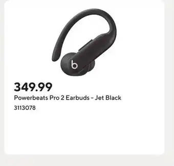 Staples Powerbeats Pro 2 Earbuds - Jet Black offer