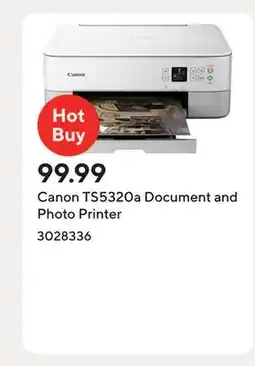 Staples Canon TS5320a Document and Photo Printer offer