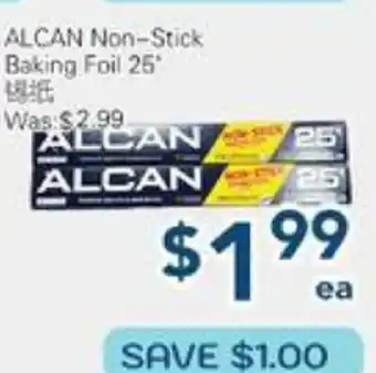 Oceans Fresh Food Market ALCAN Non-Stick Baking Foil offer