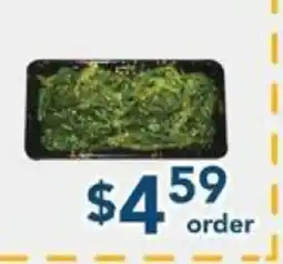 Oceans Fresh Food Market Sushi Seaweed Salad offer