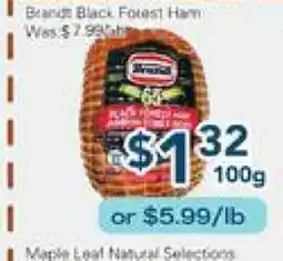 Oceans Fresh Food Market Brandt Black Forest Ham offer