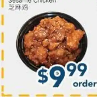 Oceans Fresh Food Market Sesame Chicken offer