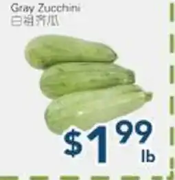 Oceans Fresh Food Market Gray Zucchini offer
