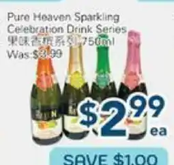 Oceans Fresh Food Market Pure Heaven Sparkling Celebration Drink Series offer