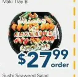 Oceans Fresh Food Market Maki Tray B offer