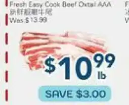 Oceans Fresh Food Market Fresh Easy Cook Beef Oxtail AAA offer