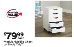 Michaels Modular Mobile Chest by Simply Tidy offer