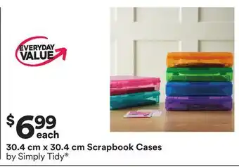 Michaels 30.4 cm x 30.4 cm Scrapbook Cases by Simply Tidy offer