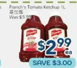 Oceans Fresh Food Market French's Tomato Ketchup offer