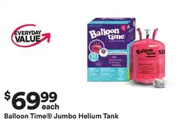 Michaels Balloon Time Jumbo Helium Tank offer