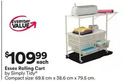 Michaels Essex Rolling Cart by Simply Tidy offer