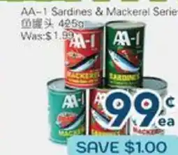 Oceans Fresh Food Market AA-1 Sardines & Mackerel Series offer