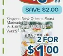 Oceans Fresh Food Market Kingzest New Orleans Roast Marinade offer