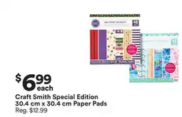 Michaels Craft Smith Special edition 30.4 cm x 30.4 cm Paper Pads offer