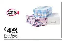 Michaels Photo Boxes by Simply Tidy offer