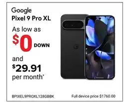 Visions Electronics Google Pixel 9 Pro XL offer