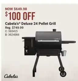 Cabela's Cabela's Deluxe 24 Pellet Grill offer