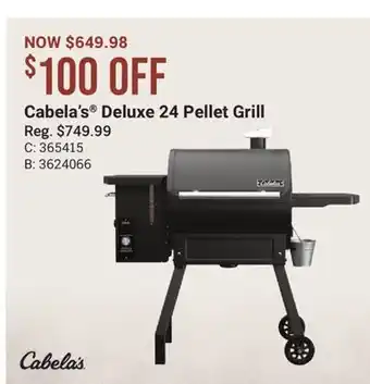 Cabela's Cabela's Deluxe 24 Pellet Grill offer