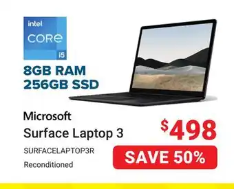 Visions Electronics Microsoft Surface Laptop 3 offer