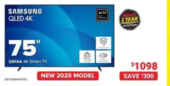 Visions Electronics Q6FAA 4K Smart TV offer