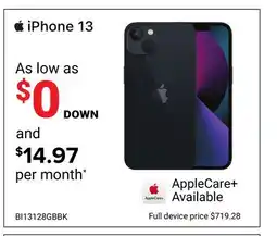 Visions Electronics Iphone 13 offer