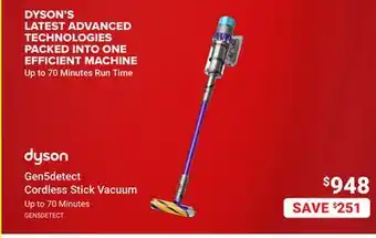Visions Electronics dyson Gen5detect Cordless Stick Vacuum offer