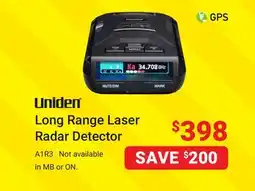Visions Electronics Uniden Long Range Laser Radar Detector offer
