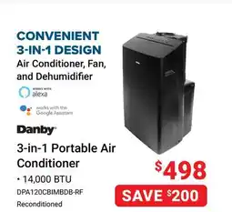 Visions Electronics 3-in-1 Portable Air Conditioner offer