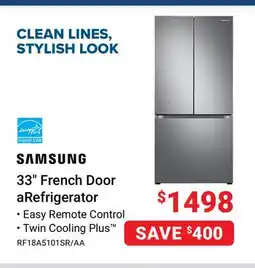 Visions Electronics Samsung 33 French Door offer