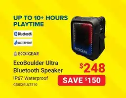 Visions Electronics ECOXGEAR EcoBoulder Ultra Bluetooth Speaker offer