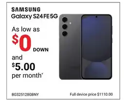Visions Electronics SAMSUNG Galaxy S24FE5G offer