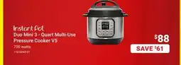 Visions Electronics Duo Mini 3 - Quart Multi-Use Pressure Cooker V5 offer