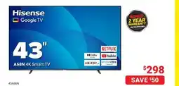 Visions Electronics 43 A68N 4K Smart TV offer