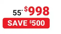 Visions Electronics Hisense QLED 55 NATIVE 144Hz PANEL offer
