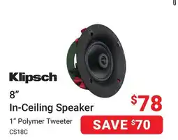 Visions Electronics 8 In-Ceiling Speaker offer