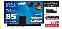 Visions Electronics SONY NATIVE 120Hz PANEL X90L Smart TV85 offer