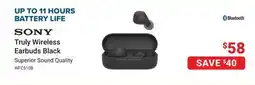 Visions Electronics Truly Wireless Earbuds Black offer