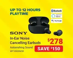 Visions Electronics In-Ear Noise Cancelling Earbuds offer