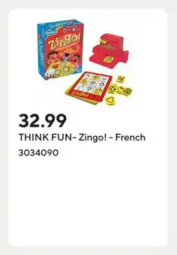 Staples THINK FUN- Zingo! - French offer