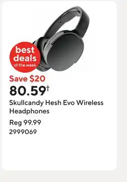 Staples Skullcandy Hesh Evo Wireless Headphones offer