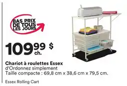 Michaels Chariot à roulettes Essex d'Ordonnez simplement offer