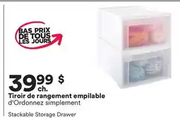 Michaels Tiroir de rangement empilable d'Ordonnez simplement offer