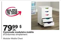 Michaels Commode modulaire mobile d'Ordonnez simplement offer