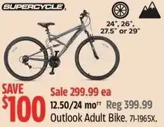 Canadian Tire Supercycle outlook adult bike offer