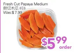 Ample Food Market Fresh Cut Papaya Medium offer