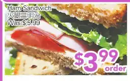 Ample Food Market Ham Sandwich offer