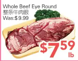 Ample Food Market Whole Beef Eye Round offer