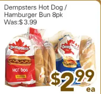 Ample Food Market Dempsters Hot Dog / Hamburger Bun offer