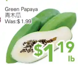 Ample Food Market Green Papaya offer